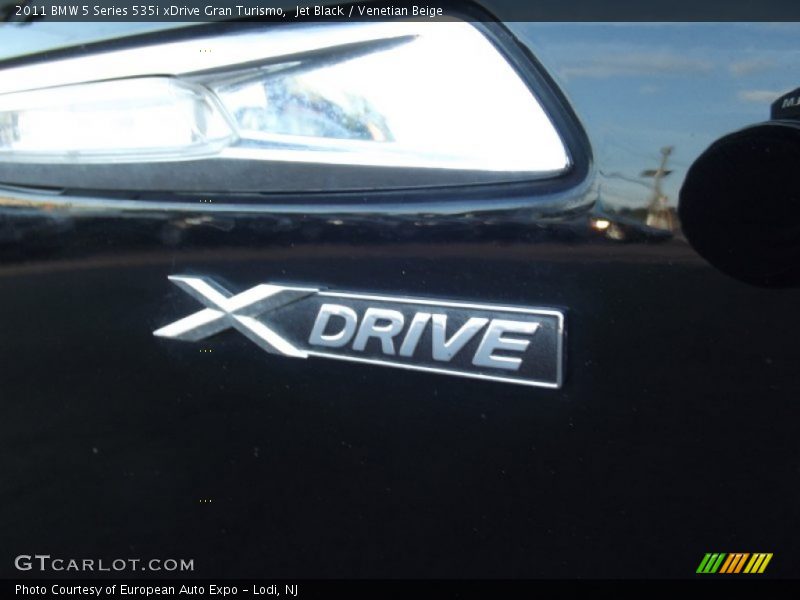 Jet Black / Venetian Beige 2011 BMW 5 Series 535i xDrive Gran Turismo