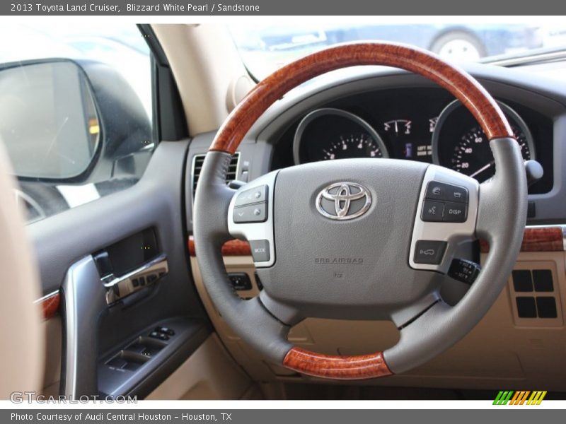 Blizzard White Pearl / Sandstone 2013 Toyota Land Cruiser