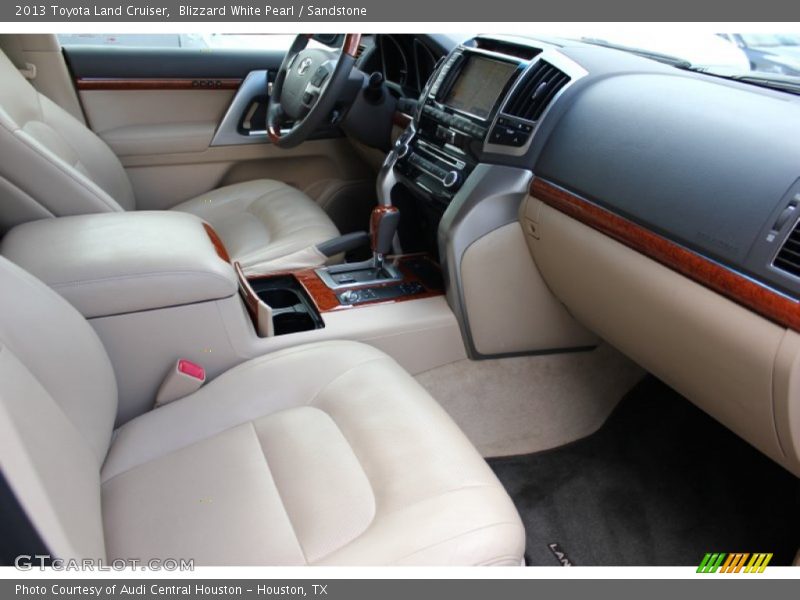 Blizzard White Pearl / Sandstone 2013 Toyota Land Cruiser