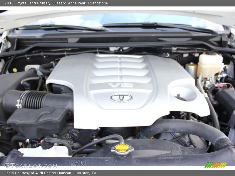 Blizzard White Pearl / Sandstone 2013 Toyota Land Cruiser