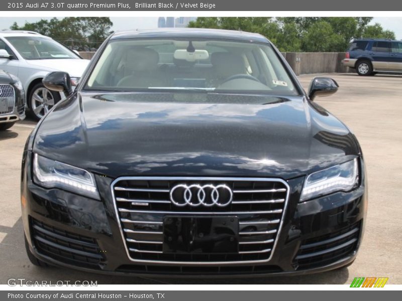 Brilliant Black / Velvet Beige 2015 Audi A7 3.0T quattro Premium Plus