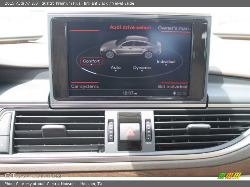 Brilliant Black / Velvet Beige 2015 Audi A7 3.0T quattro Premium Plus
