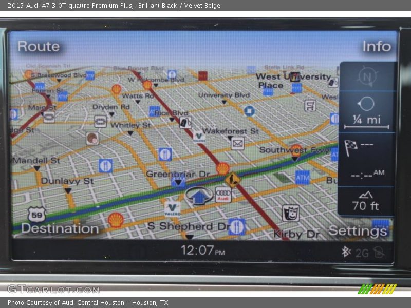 Navigation of 2015 A7 3.0T quattro Premium Plus
