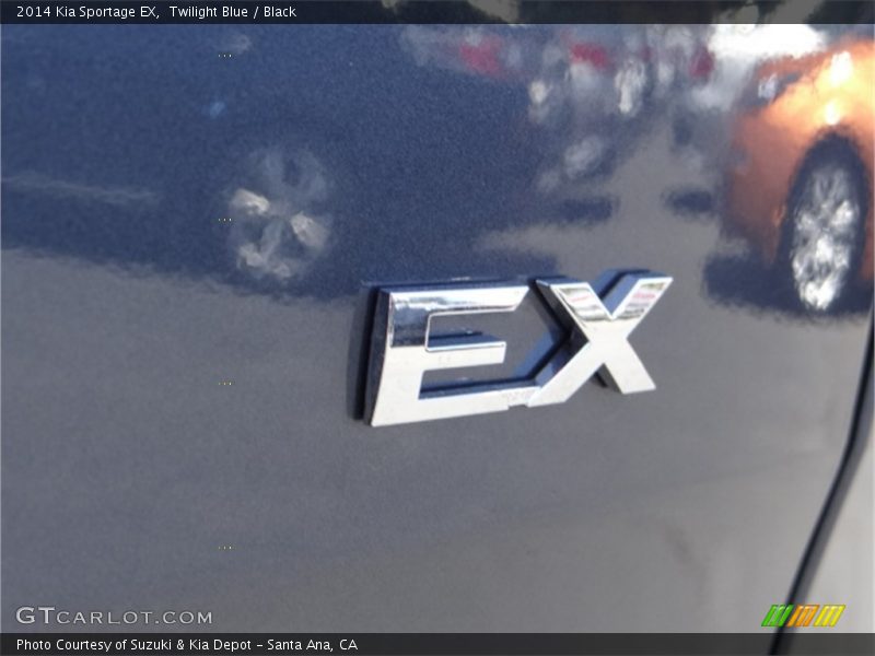 Twilight Blue / Black 2014 Kia Sportage EX