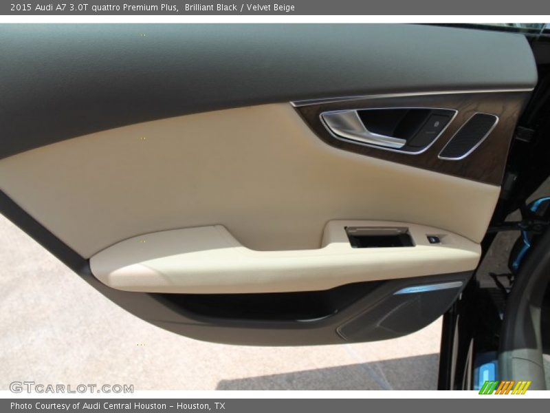 Brilliant Black / Velvet Beige 2015 Audi A7 3.0T quattro Premium Plus