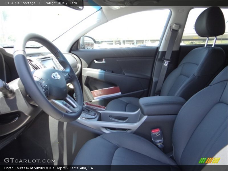 Twilight Blue / Black 2014 Kia Sportage EX