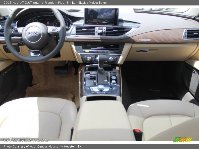 Brilliant Black / Velvet Beige 2015 Audi A7 3.0T quattro Premium Plus