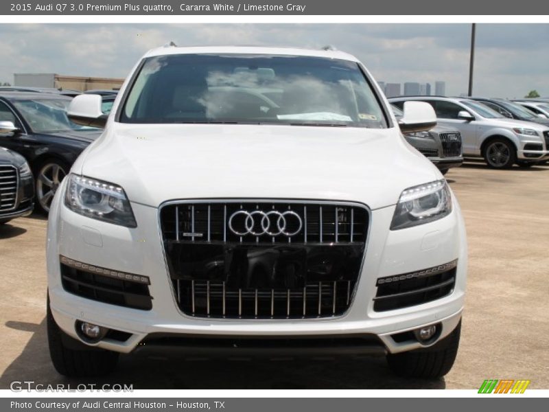 Cararra White / Limestone Gray 2015 Audi Q7 3.0 Premium Plus quattro
