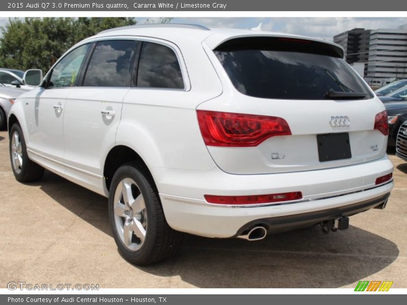 Cararra White / Limestone Gray 2015 Audi Q7 3.0 Premium Plus quattro