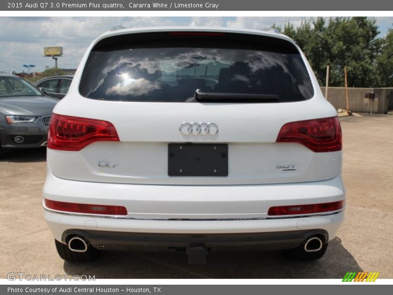 Exhaust of 2015 Q7 3.0 Premium Plus quattro