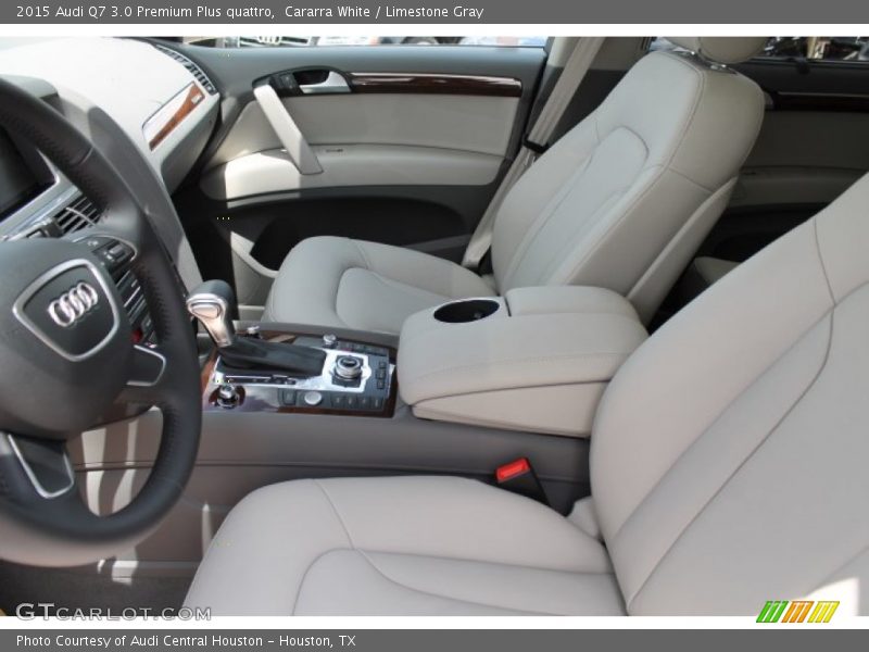  2015 Q7 3.0 Premium Plus quattro Limestone Gray Interior