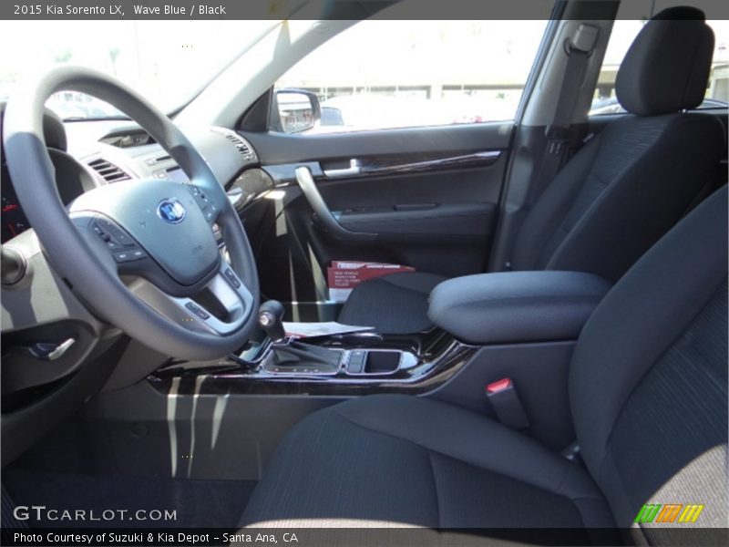 Wave Blue / Black 2015 Kia Sorento LX