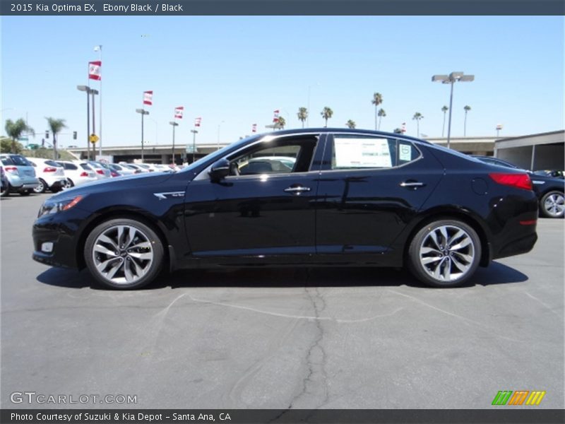 Ebony Black / Black 2015 Kia Optima EX
