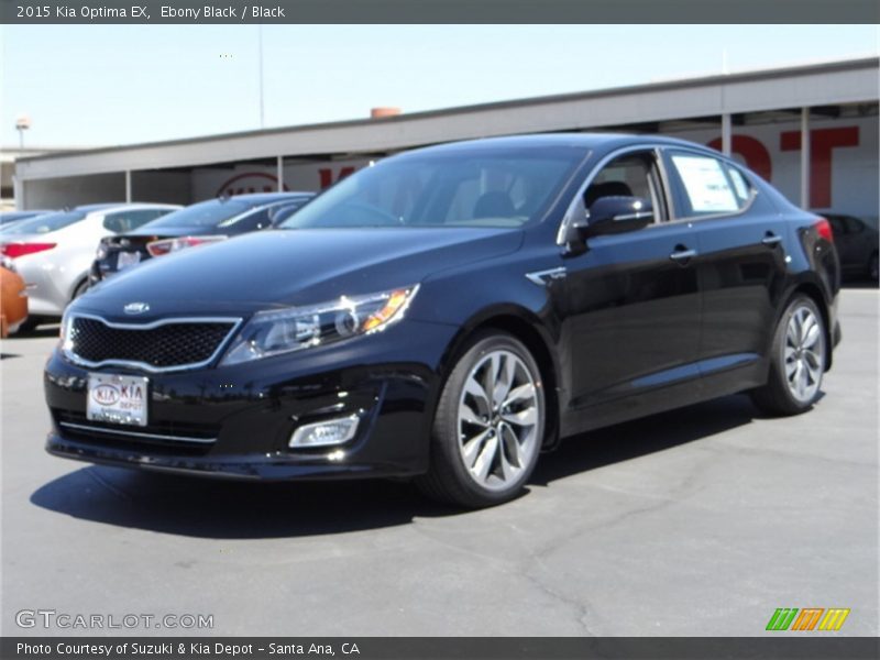 Ebony Black / Black 2015 Kia Optima EX