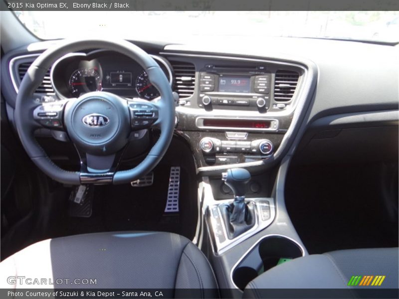 Ebony Black / Black 2015 Kia Optima EX