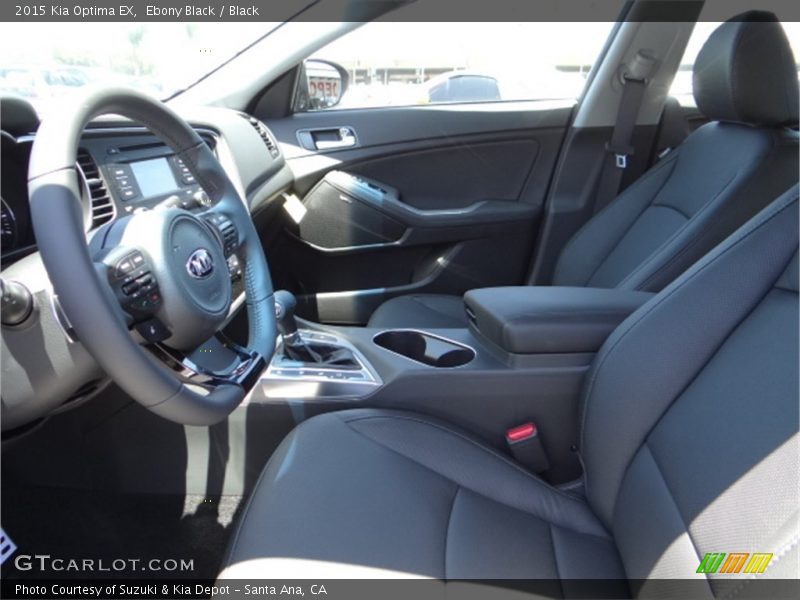 Ebony Black / Black 2015 Kia Optima EX