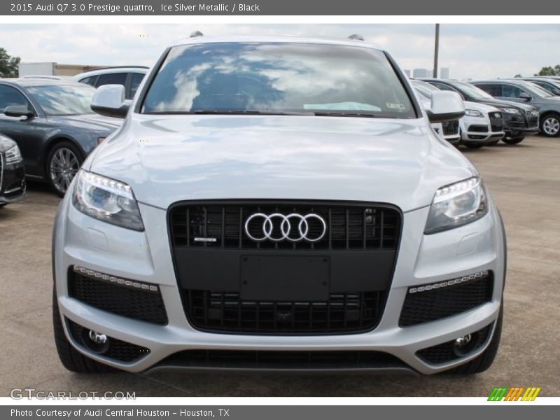 Ice Silver Metallic / Black 2015 Audi Q7 3.0 Prestige quattro