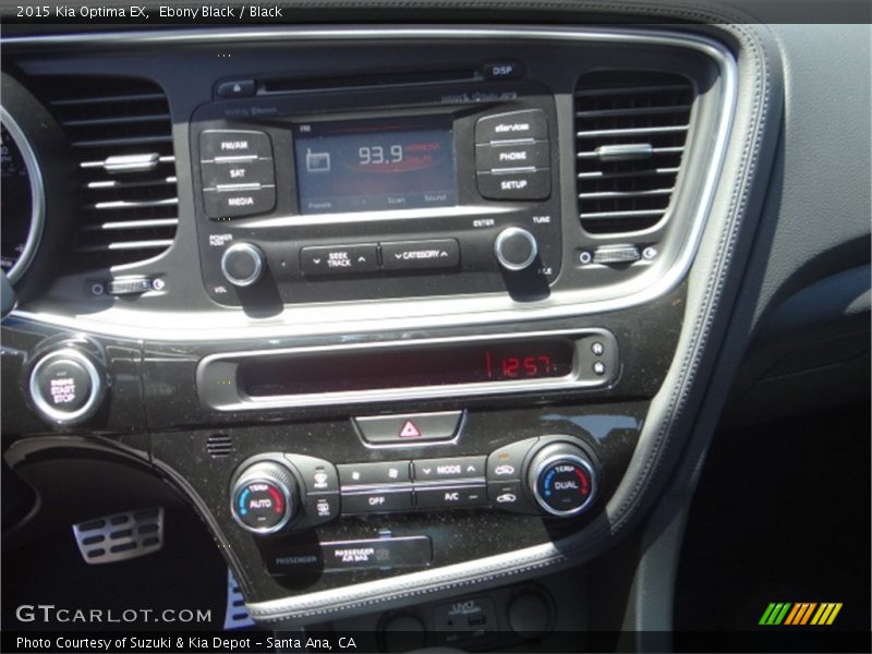 Ebony Black / Black 2015 Kia Optima EX