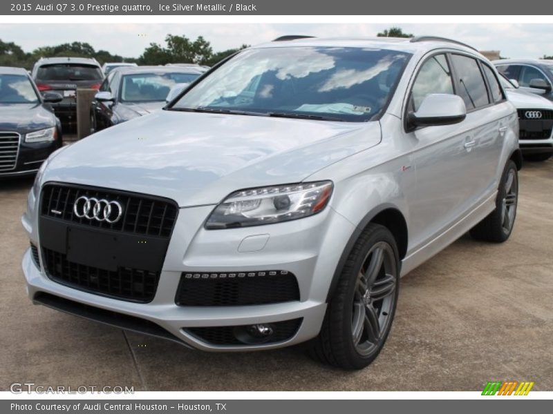 Ice Silver Metallic / Black 2015 Audi Q7 3.0 Prestige quattro