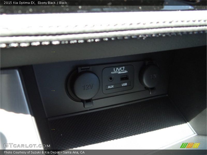 Ebony Black / Black 2015 Kia Optima EX