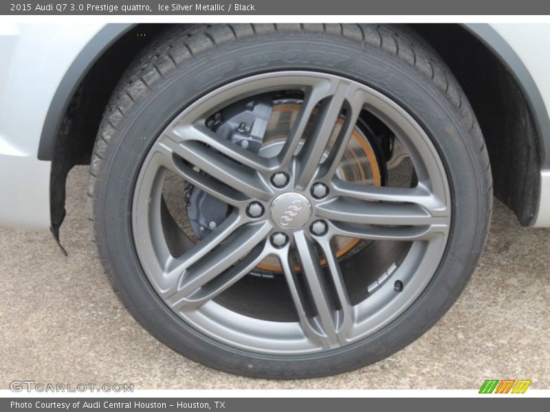 Ice Silver Metallic / Black 2015 Audi Q7 3.0 Prestige quattro