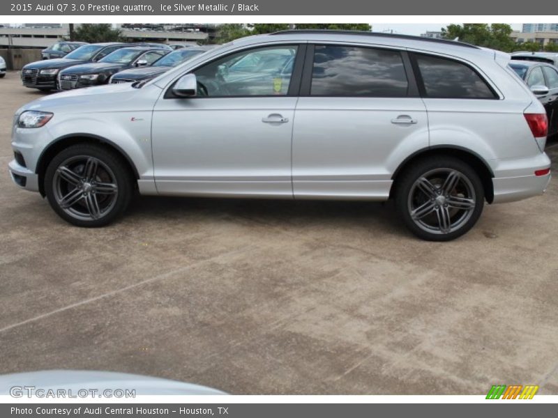 Ice Silver Metallic / Black 2015 Audi Q7 3.0 Prestige quattro