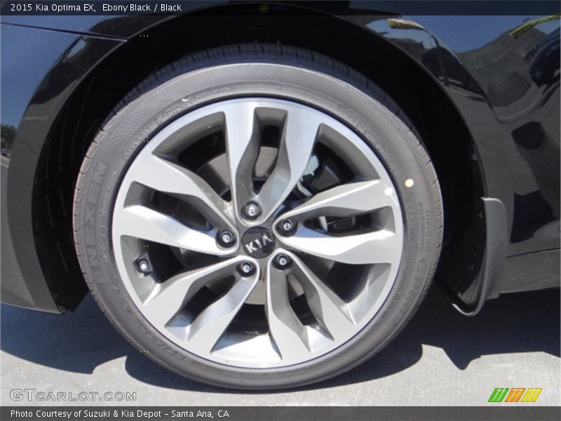 Ebony Black / Black 2015 Kia Optima EX
