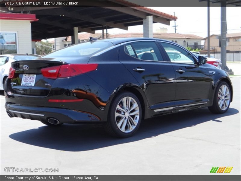 Ebony Black / Black 2015 Kia Optima EX