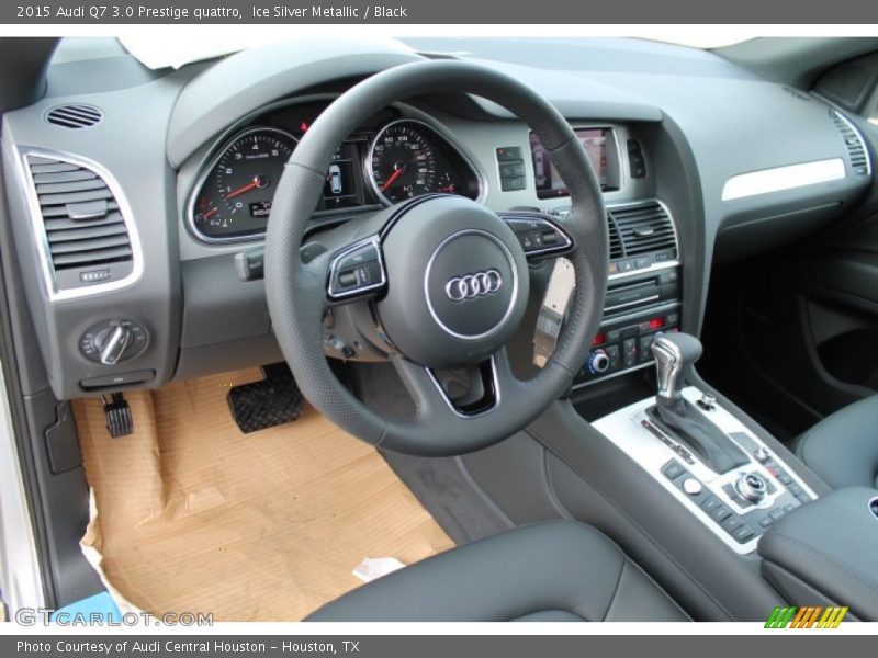 Ice Silver Metallic / Black 2015 Audi Q7 3.0 Prestige quattro