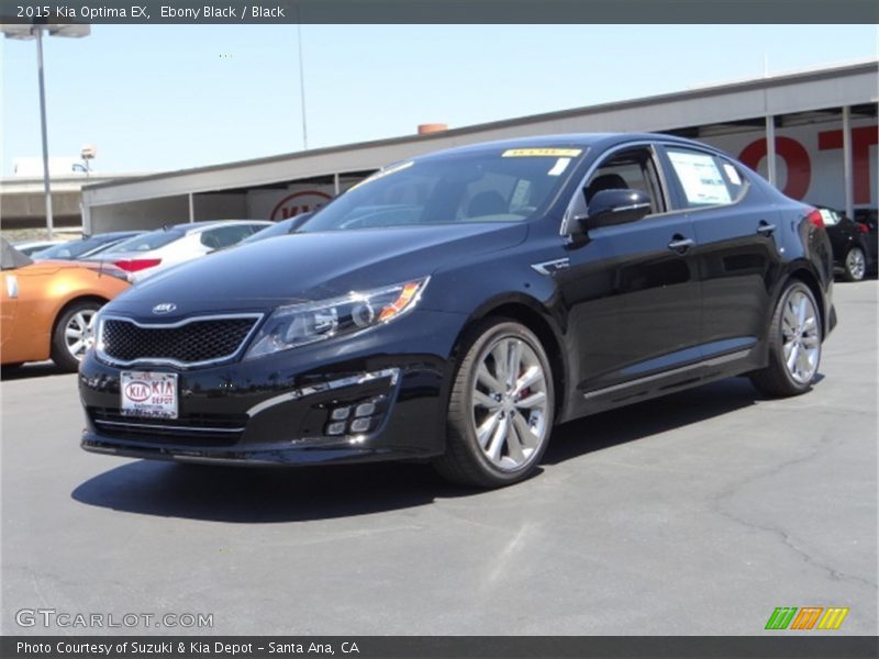 Ebony Black / Black 2015 Kia Optima EX