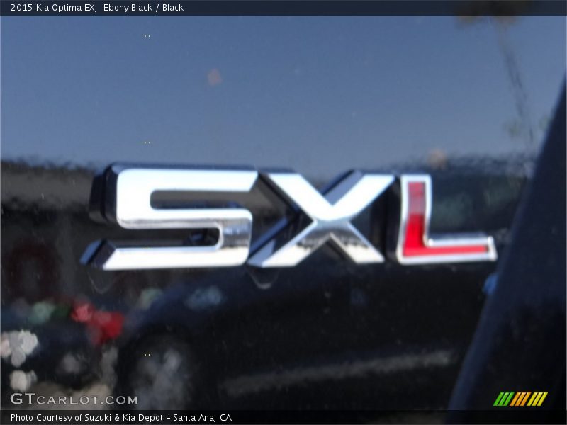 Ebony Black / Black 2015 Kia Optima EX