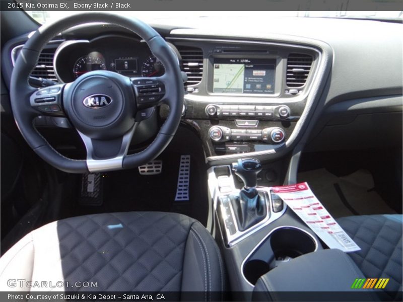 Ebony Black / Black 2015 Kia Optima EX