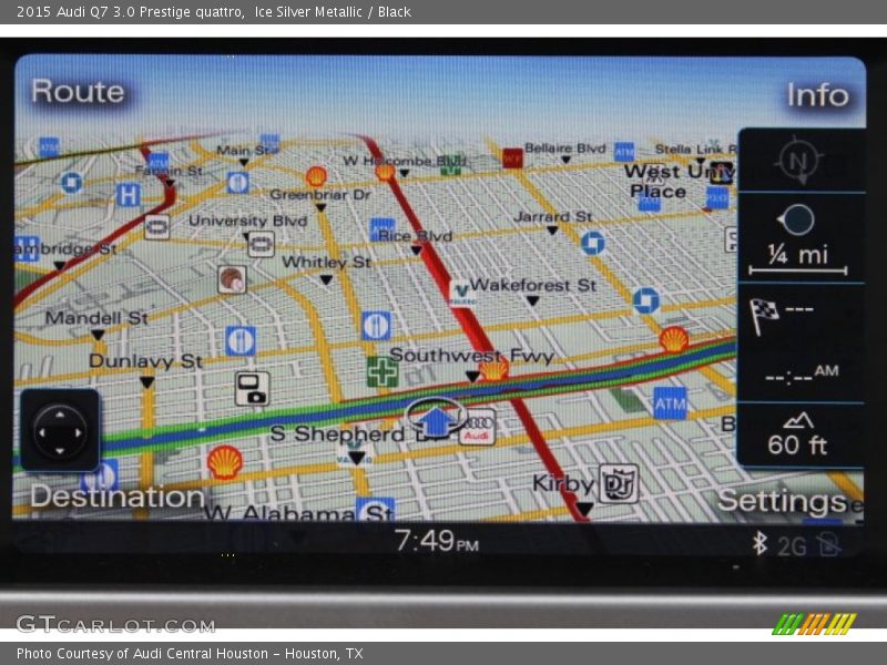 Ice Silver Metallic / Black 2015 Audi Q7 3.0 Prestige quattro