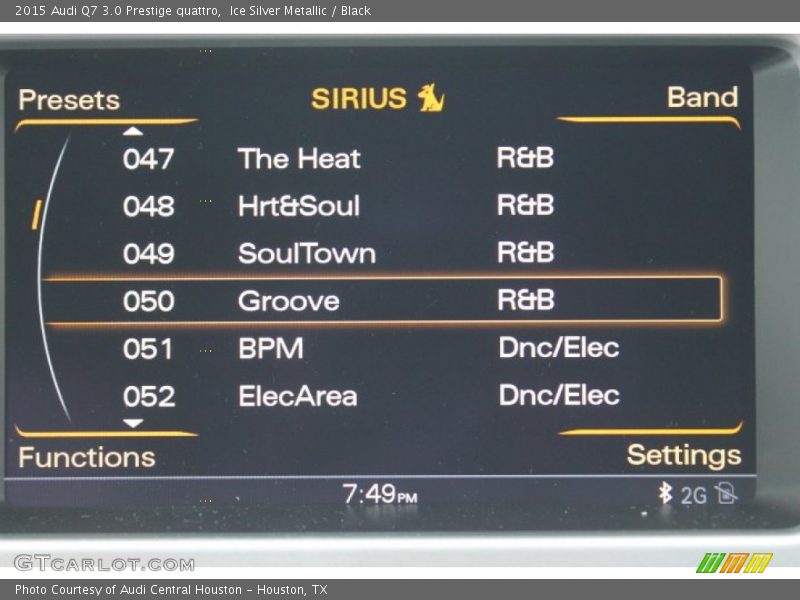 Ice Silver Metallic / Black 2015 Audi Q7 3.0 Prestige quattro