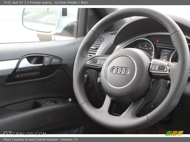 Ice Silver Metallic / Black 2015 Audi Q7 3.0 Prestige quattro