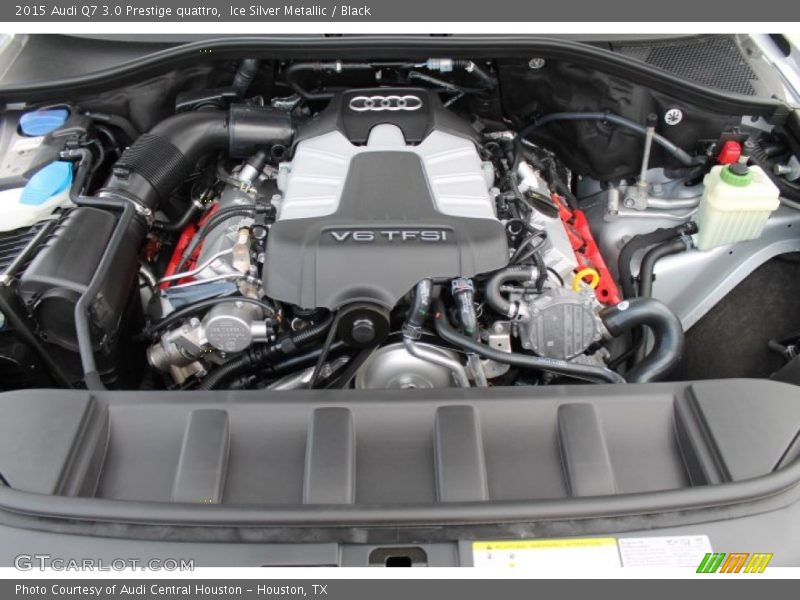 Ice Silver Metallic / Black 2015 Audi Q7 3.0 Prestige quattro