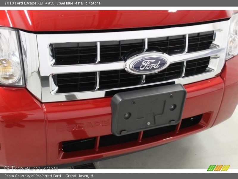 Steel Blue Metallic / Stone 2010 Ford Escape XLT 4WD
