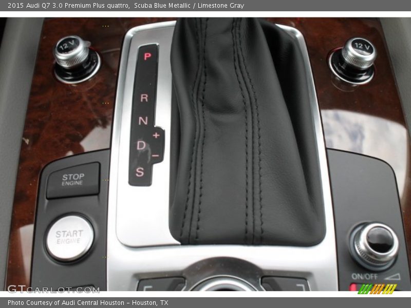 Scuba Blue Metallic / Limestone Gray 2015 Audi Q7 3.0 Premium Plus quattro