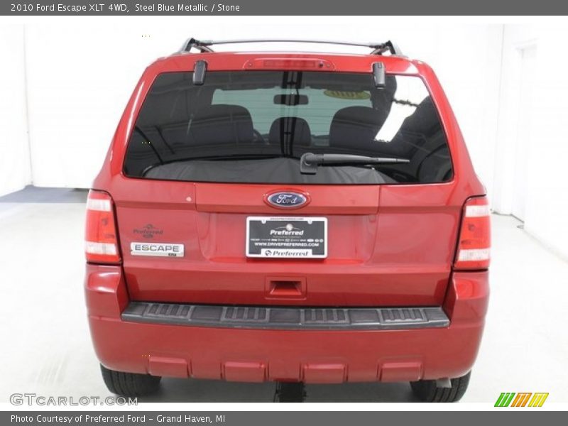 Steel Blue Metallic / Stone 2010 Ford Escape XLT 4WD