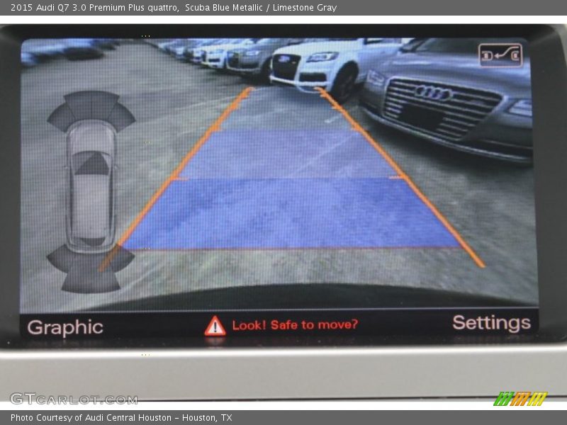 Scuba Blue Metallic / Limestone Gray 2015 Audi Q7 3.0 Premium Plus quattro