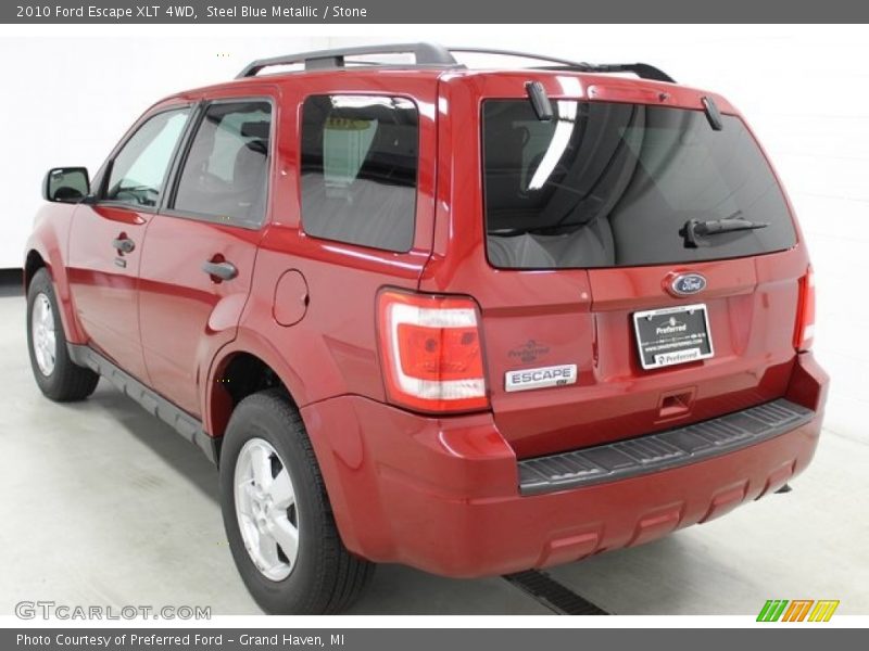 Steel Blue Metallic / Stone 2010 Ford Escape XLT 4WD