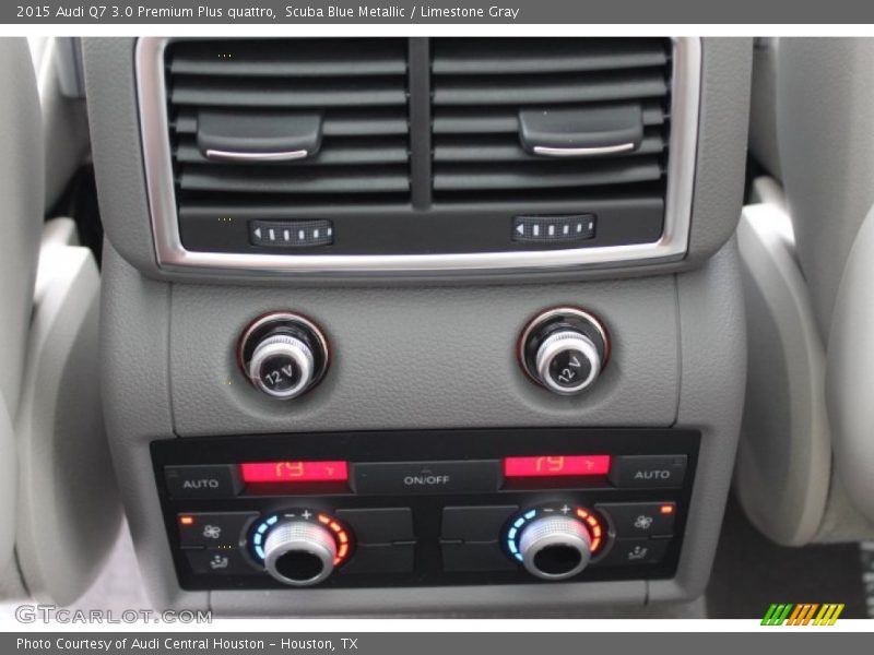 Scuba Blue Metallic / Limestone Gray 2015 Audi Q7 3.0 Premium Plus quattro