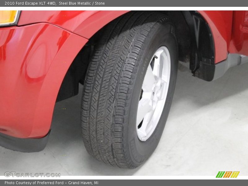 Steel Blue Metallic / Stone 2010 Ford Escape XLT 4WD