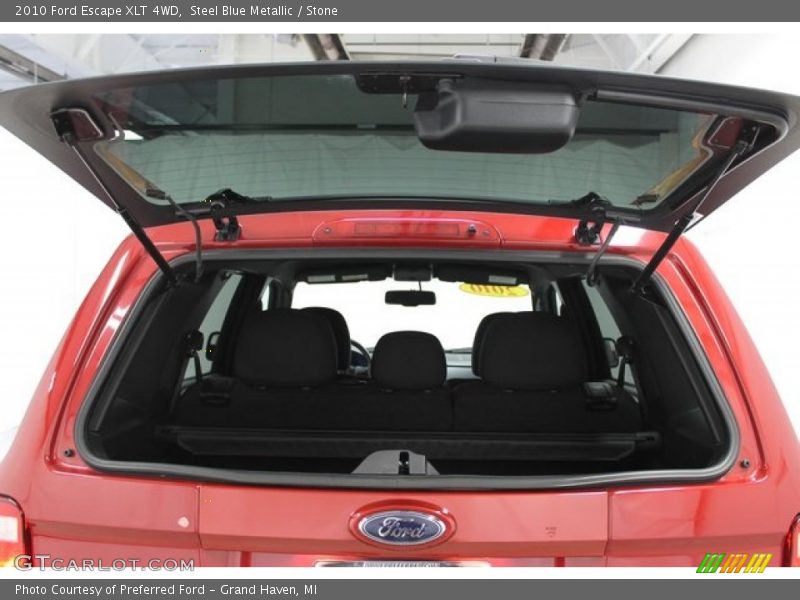 Steel Blue Metallic / Stone 2010 Ford Escape XLT 4WD