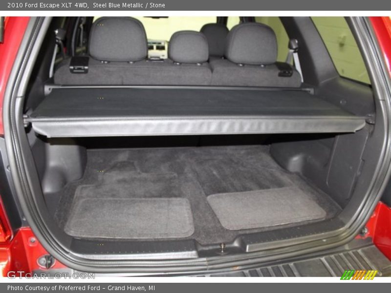 Steel Blue Metallic / Stone 2010 Ford Escape XLT 4WD