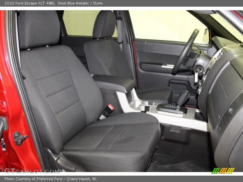 Steel Blue Metallic / Stone 2010 Ford Escape XLT 4WD