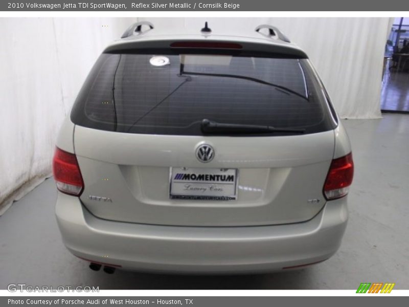 Reflex Silver Metallic / Cornsilk Beige 2010 Volkswagen Jetta TDI SportWagen