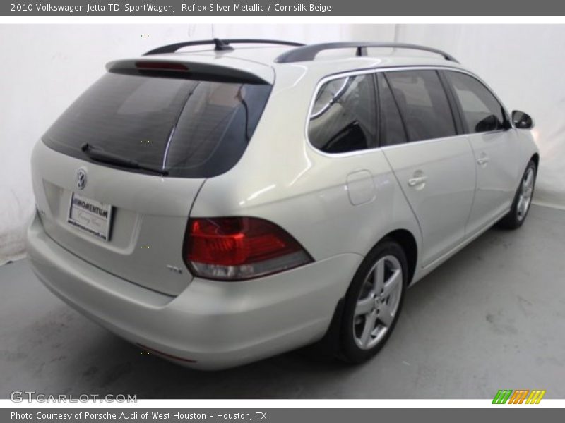 Reflex Silver Metallic / Cornsilk Beige 2010 Volkswagen Jetta TDI SportWagen
