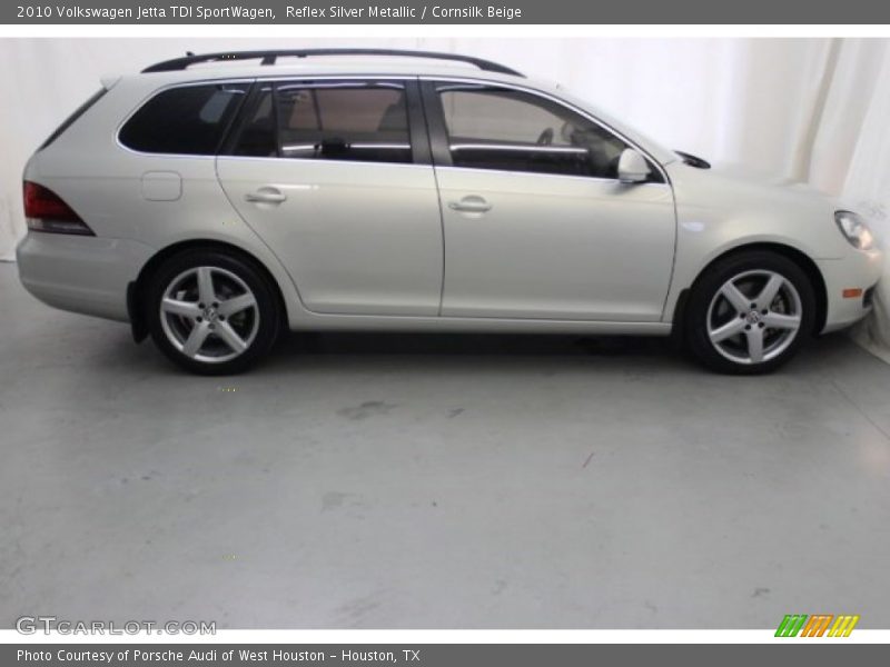 Reflex Silver Metallic / Cornsilk Beige 2010 Volkswagen Jetta TDI SportWagen
