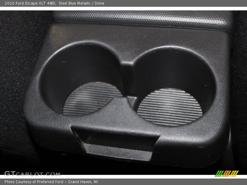Steel Blue Metallic / Stone 2010 Ford Escape XLT 4WD